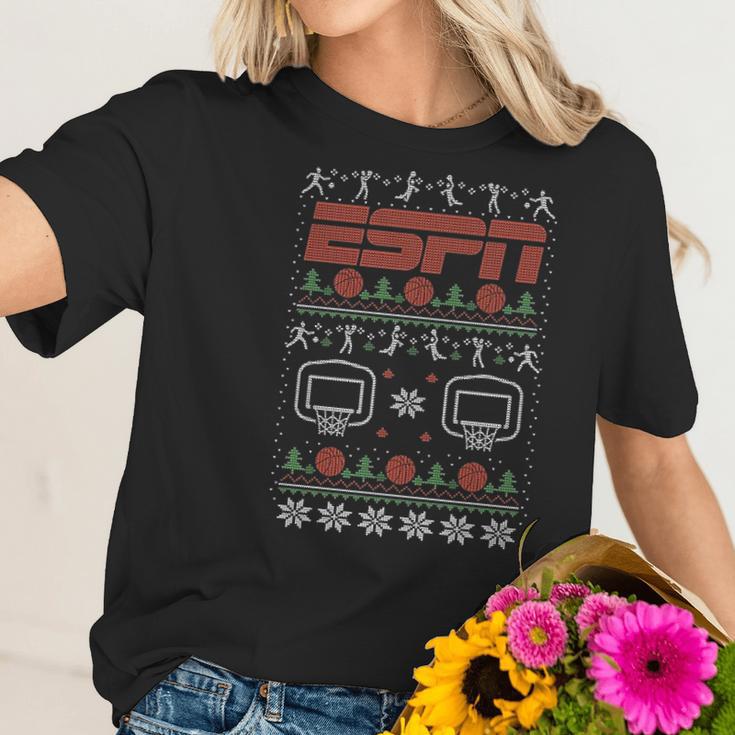 Espn Christmas Basketball Women T-Shirt Gifts for Her