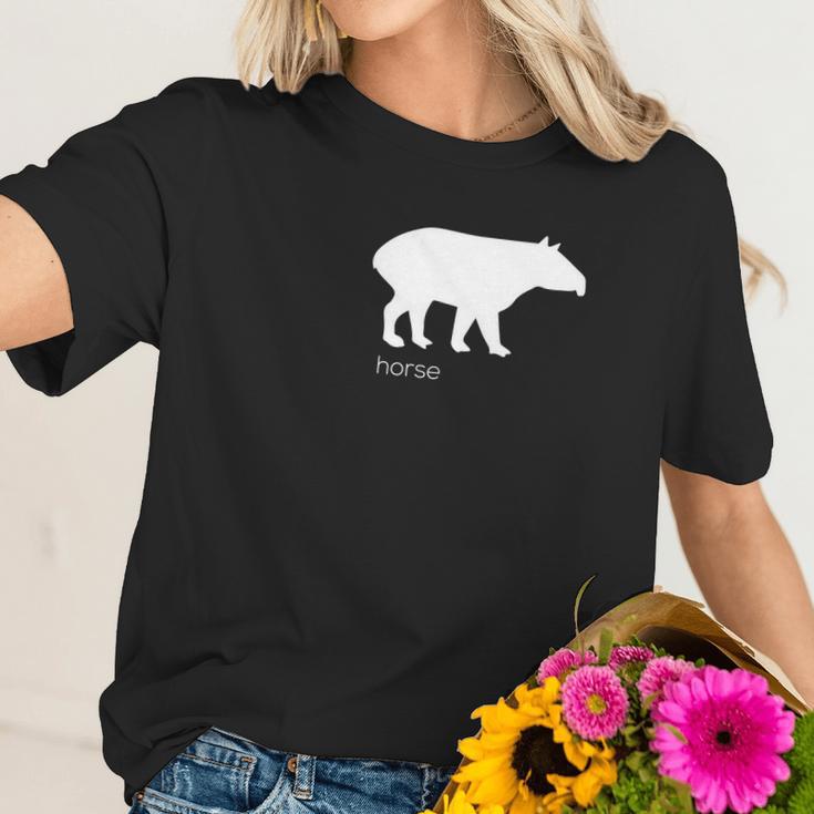 Exmormon Tapir Horse Funny Subtle Exmo Mo No Mo Tee Women T-Shirt Gifts for Her