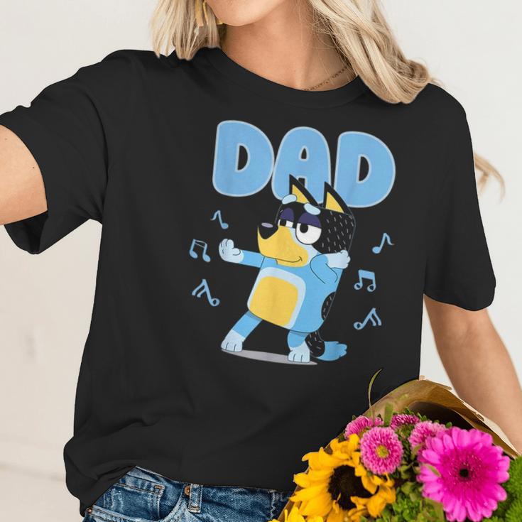 Fathers Blueys Dad Mum Love Fathers Day Women T-Shirt Gifts for Her