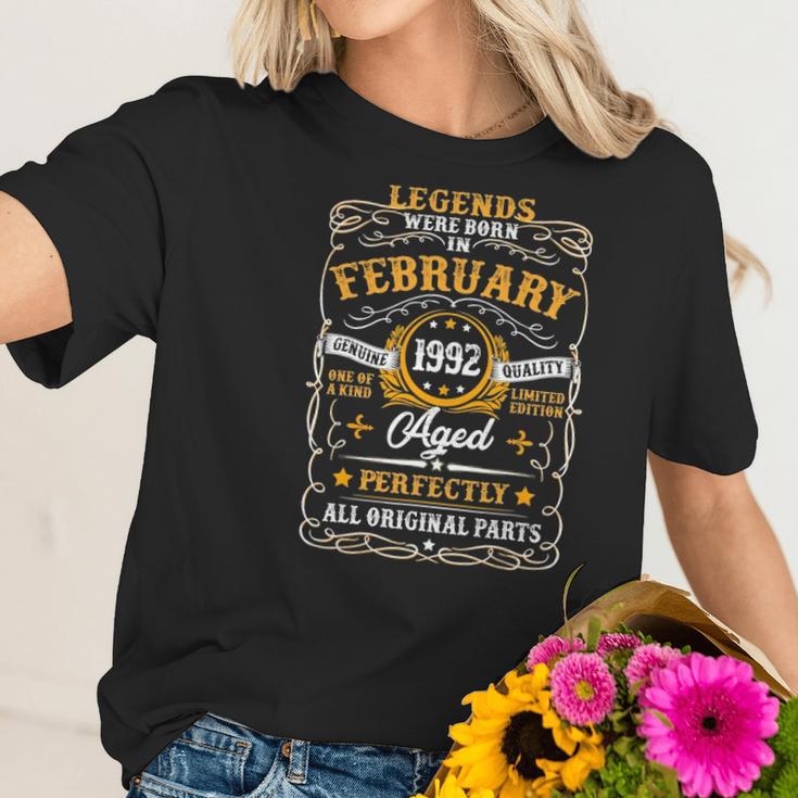 February 1992 30Th Birthday Gift 30 Years Old Men Women Women T-Shirt Gifts for Her