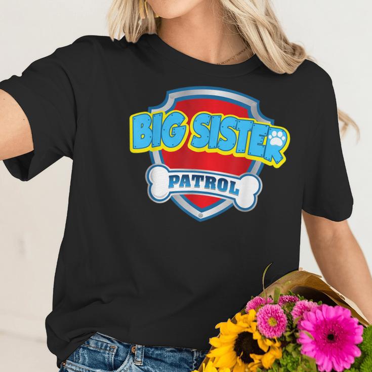 Funny Big Sister Patrol - Dog Mom Dad For Men Women Women T-Shirt Gifts for Her