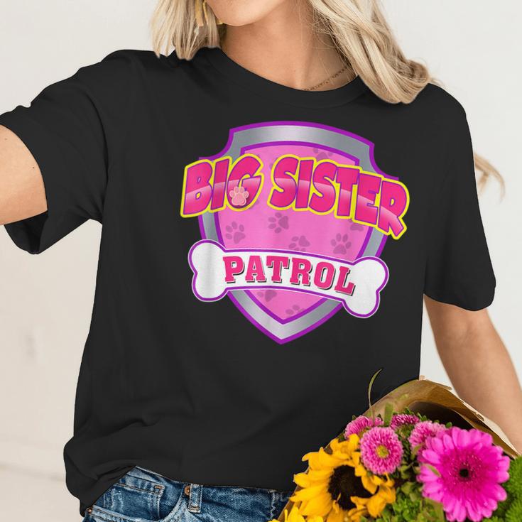 Funny Big Sister Patrol - Dog Mom Dad For Men Women Women T-Shirt Gifts for Her