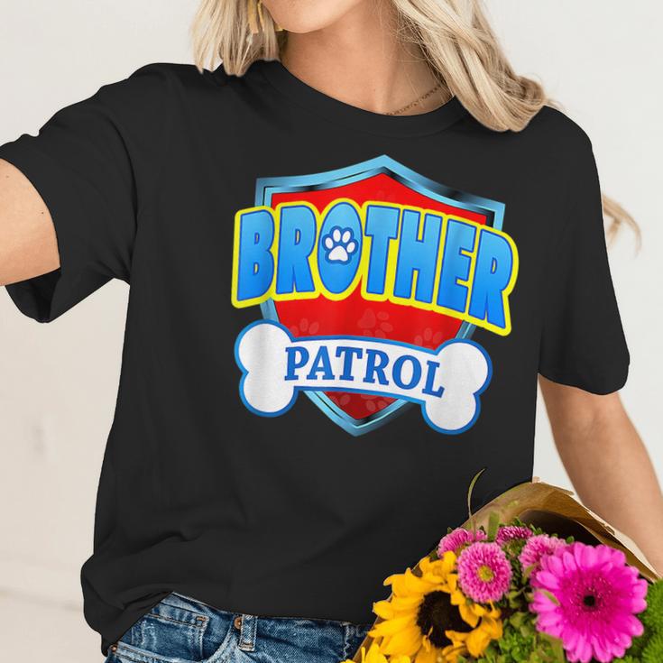 Funny Brother Patrol - Dog Mom Dad Women T-Shirt Gifts for Her