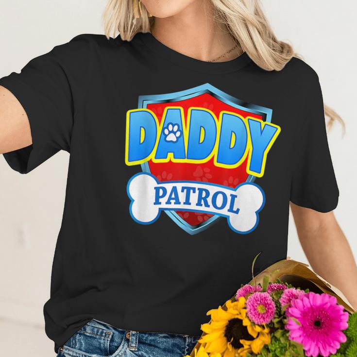 Funny Daddy Patrol - Dog Mom Dad For Men Women Women T-Shirt Gifts for Her