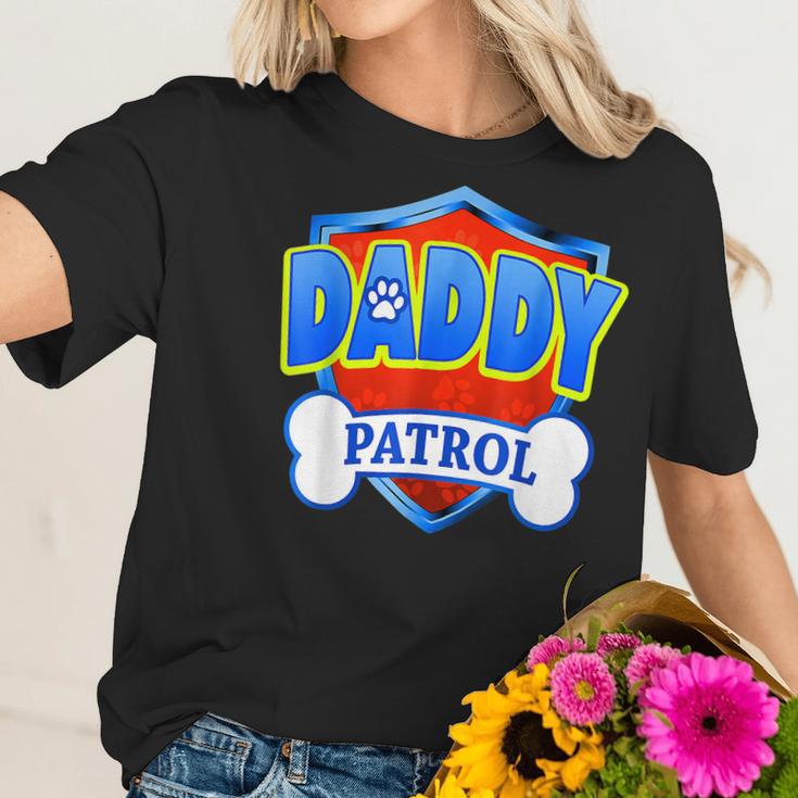 Funny Daddy Patrol - Dog Mom Dad For Men Women Women T-Shirt Gifts for Her