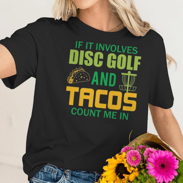 Funny Disc Golf Mens Taco Lover Frisbee Golfer Women T-Shirt Gifts for Her