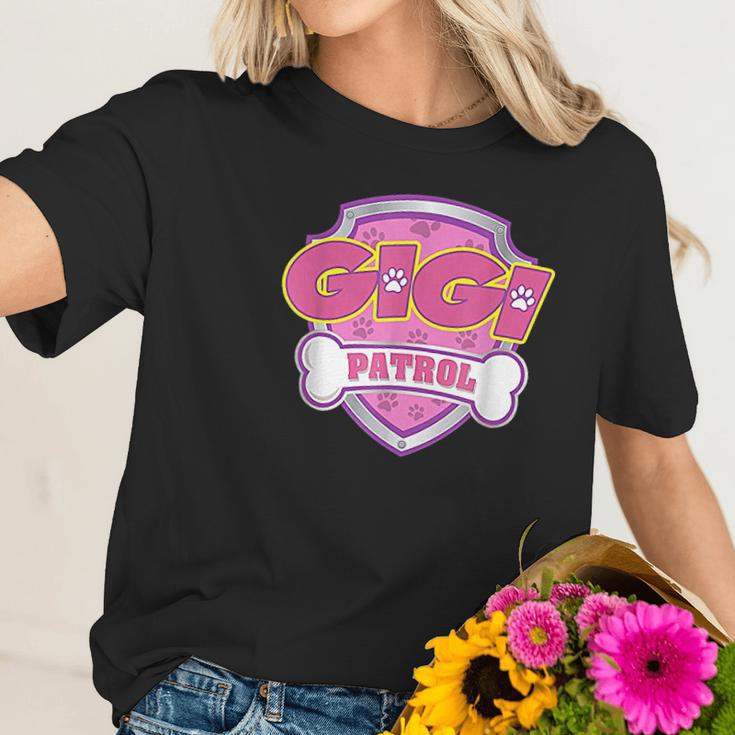 Funny Gigi Patrol Dog Mom Dad For Men Women Women T-Shirt Gifts for Her