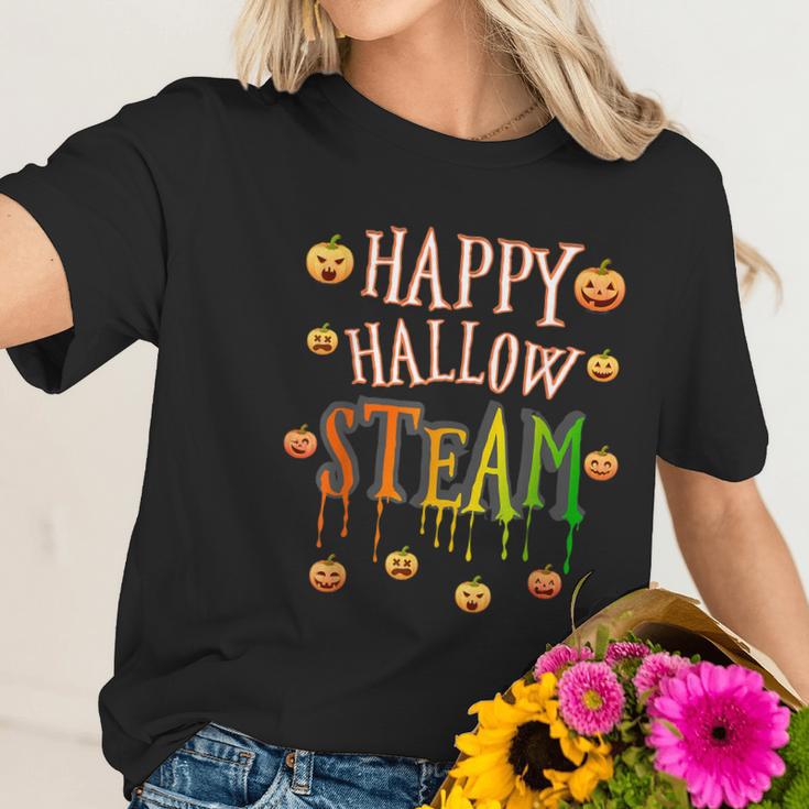 Funny Hallow Steam Halloween For Teachers And Students Women T-Shirt Gifts for Her