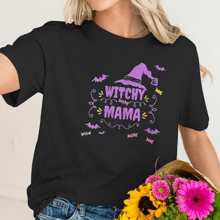 Funny Mama Halloween Mom Spirit Women T-Shirt Gifts for Her