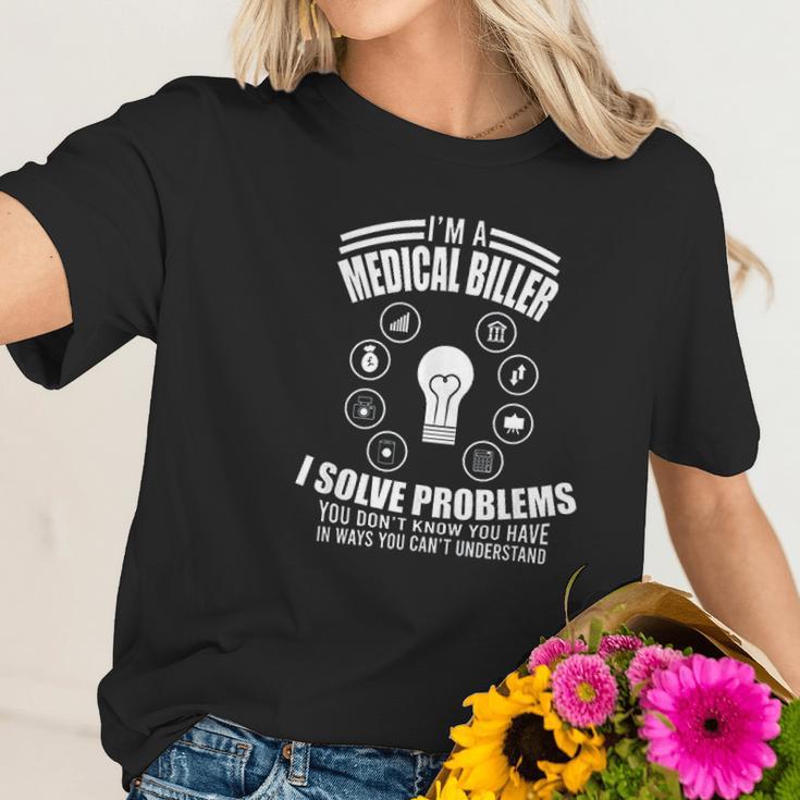 Funny Medical Coder Billing Im A Medical Biller Nurse Gift Women T-Shirt Gifts for Her