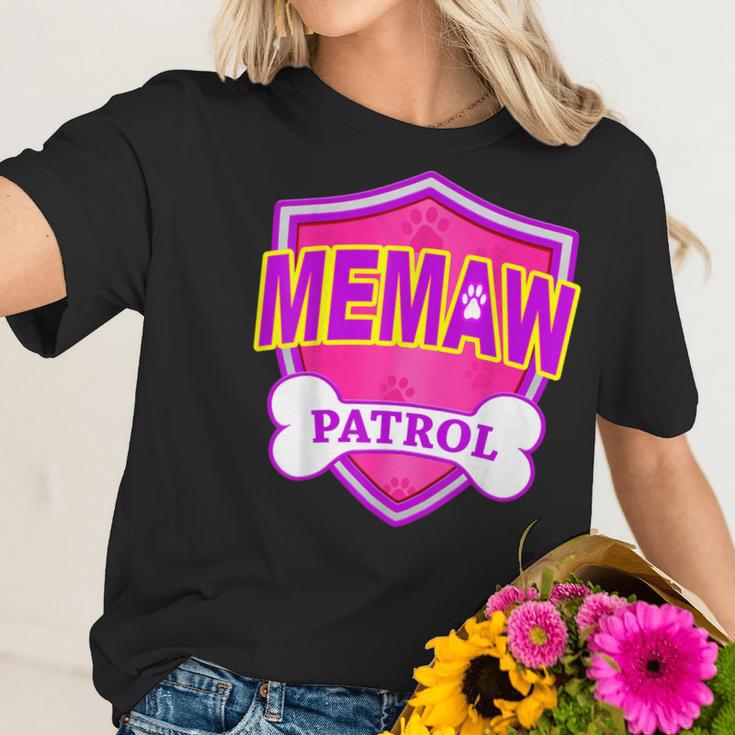 Funny Memaw Patrol - Dog Mom Dad For Men Women Women T-Shirt Gifts for Her