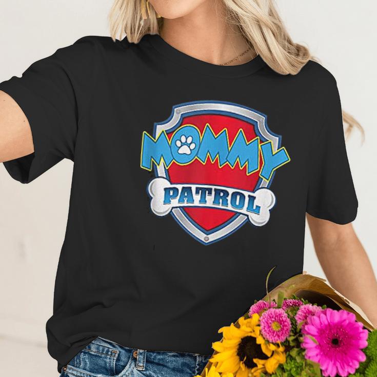 Funny Mommy Patrol Dog Mom Dads Women T-Shirt Gifts for Her