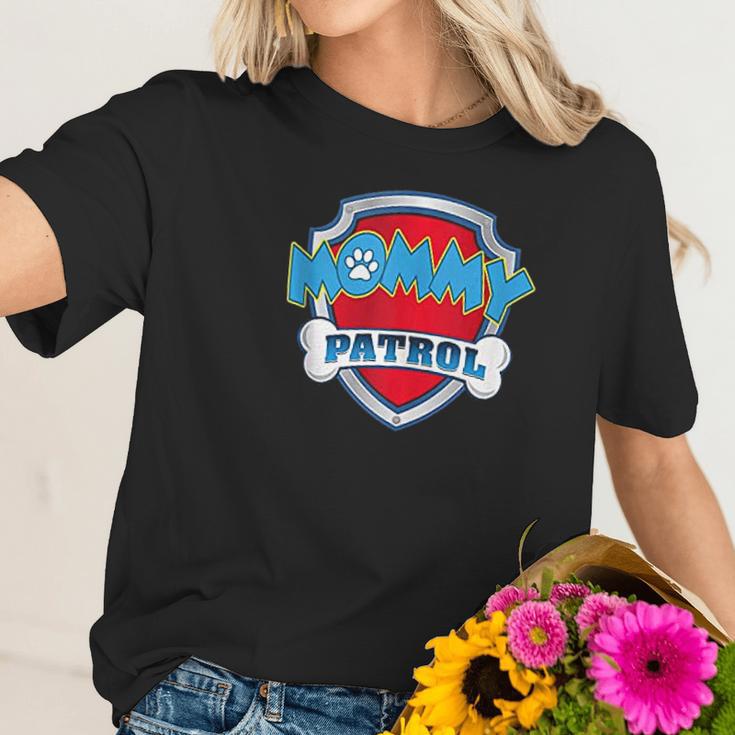 Funny Mommy Patrol Dog Mom Women T-Shirt Gifts for Her