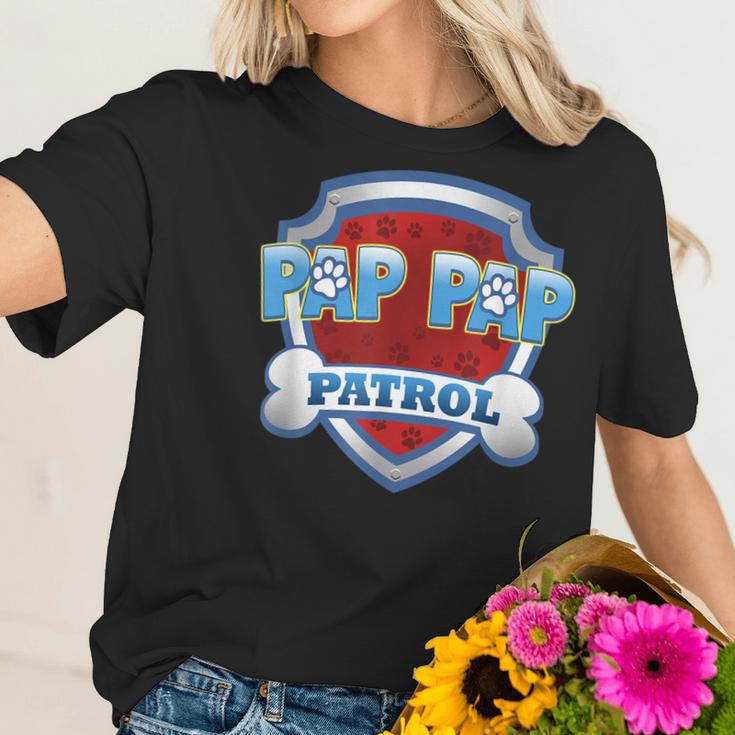 Funny Pap Pap Patrol - Dog Mom Dad For Men Women Men Women T-Shirt Graphic Print Casual Unisex Tee Women T-Shirt Gifts for Her