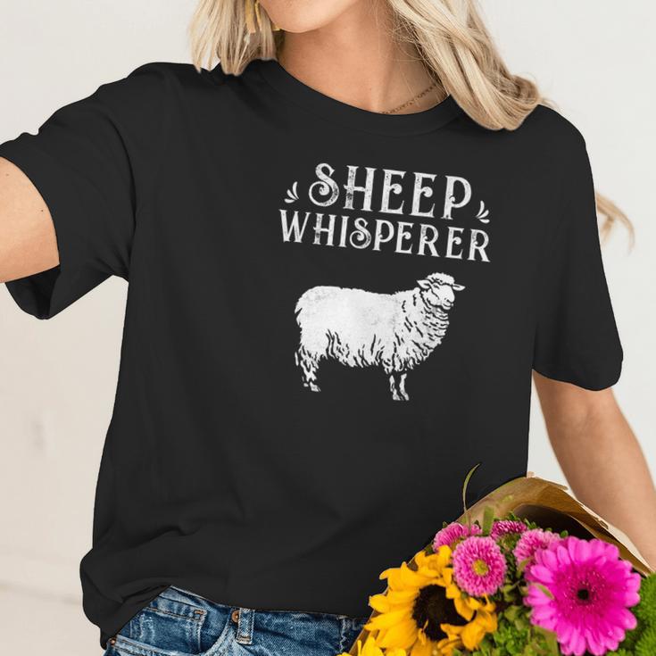 Funny Sheep Whisperer Animal Farm Kids Women Men Women T-Shirt Gifts for Her