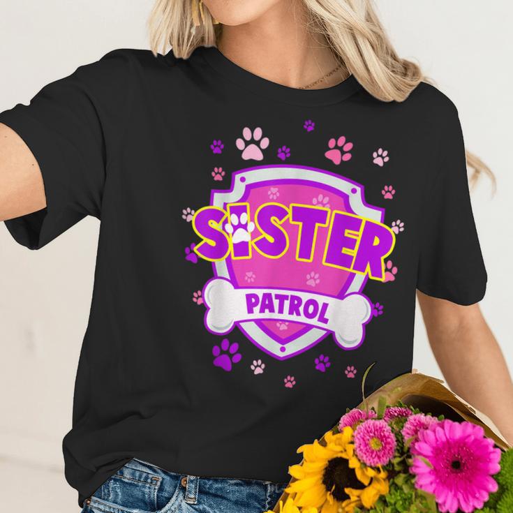 Funny Sister Patrol - Dog Mom Dad For Men Women Women T-Shirt Gifts for Her