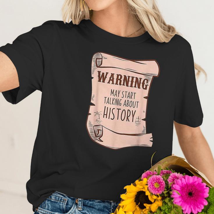 Funny History Buff Teacher Social Studies Nerd Geek Gifts Women T-Shirt Gifts for Her