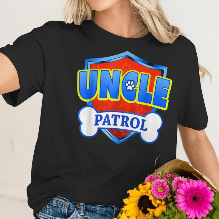 Funny Uncle Patrol - Dog Mom Dad Women T-Shirt Gifts for Her