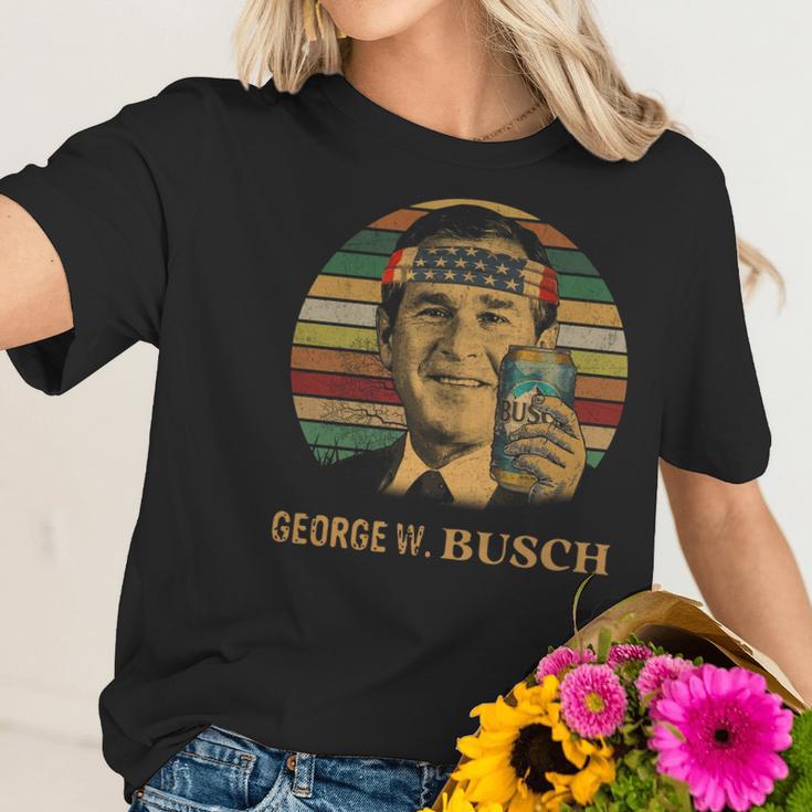 Geogre W Busch Beer Vintage Shirt Women T-Shirt Gifts for Her