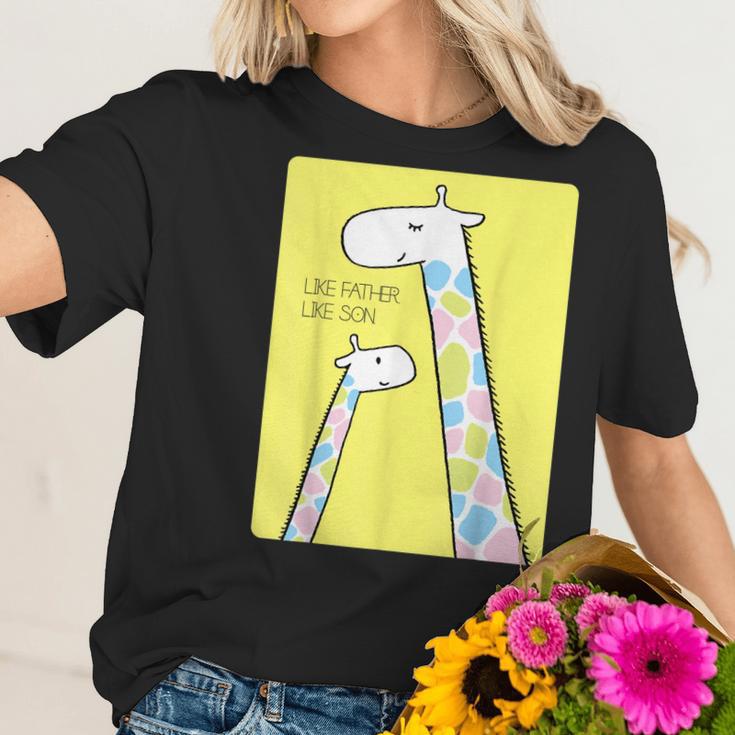 Giraffe-Family-Classic By Paqadesign1 Women T-Shirt Gifts for Her