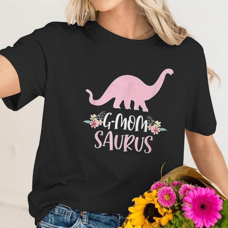 Gmom Saurus Grandma Mothers Day Women T-Shirt Gifts for Her