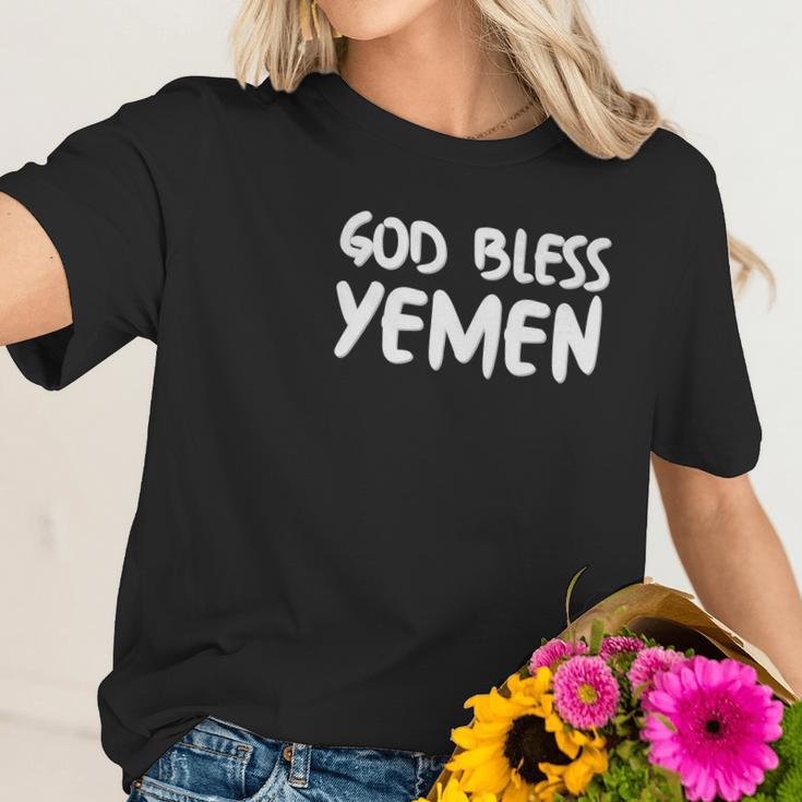 God Bless Yemen Women T-Shirt Gifts for Her