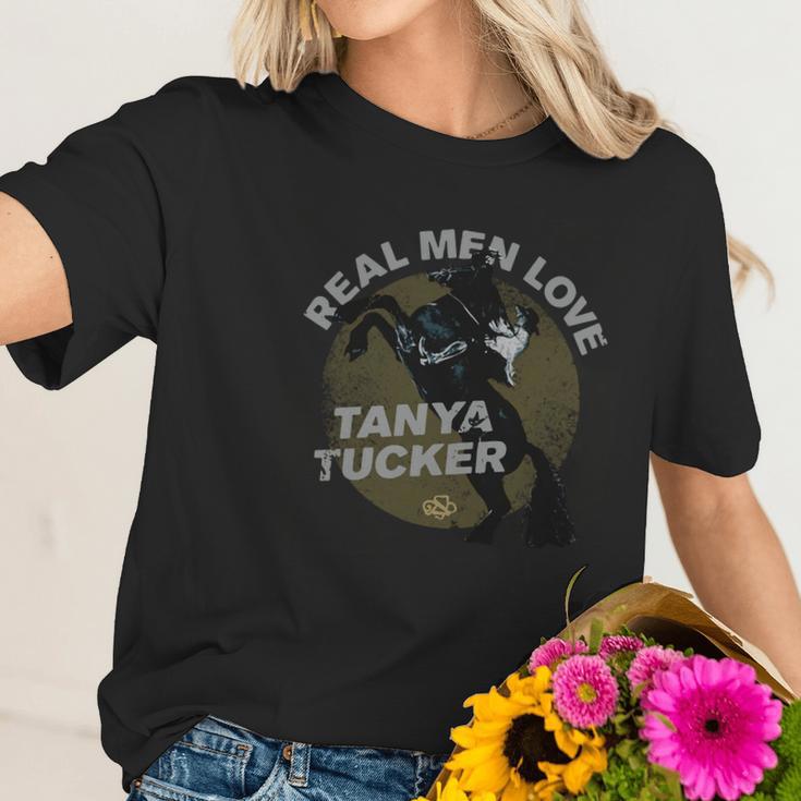 Horse Real Men Love Tanya Tucker Shirt Women T-Shirt Gifts for Her