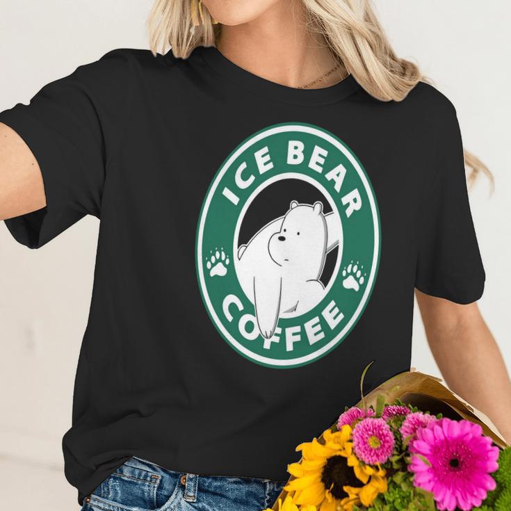 Ice Bear Coffee Women T-Shirt Gifts for Her