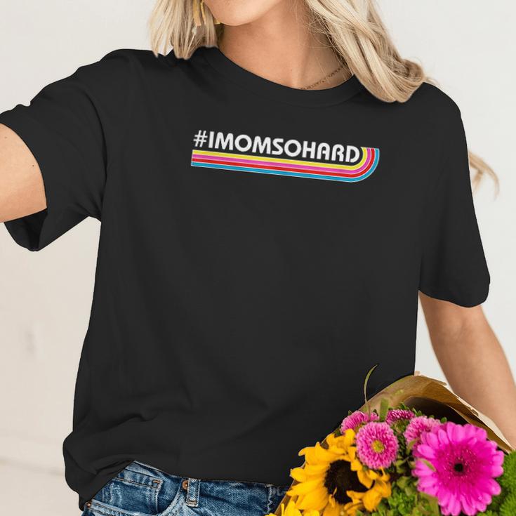 Imomsohard Hastag Women T-Shirt Gifts for Her