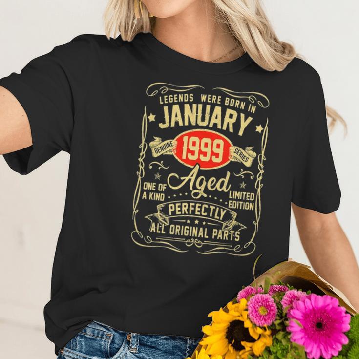 January 1999 23Rd Birthday Gift 23 Years Old Men Women Women T-Shirt Gifts for Her