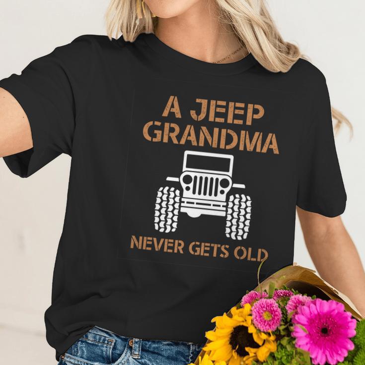 A Jeep Grandma Never Gets Old Women T-Shirt Gifts for Her