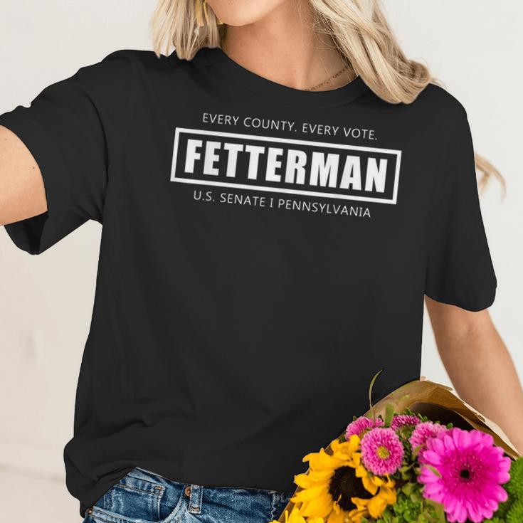 John Fetterman Vote Fetterman For Senate President Men Women T-Shirt Graphic Print Casual Unisex Tee Women T-Shirt Gifts for Her