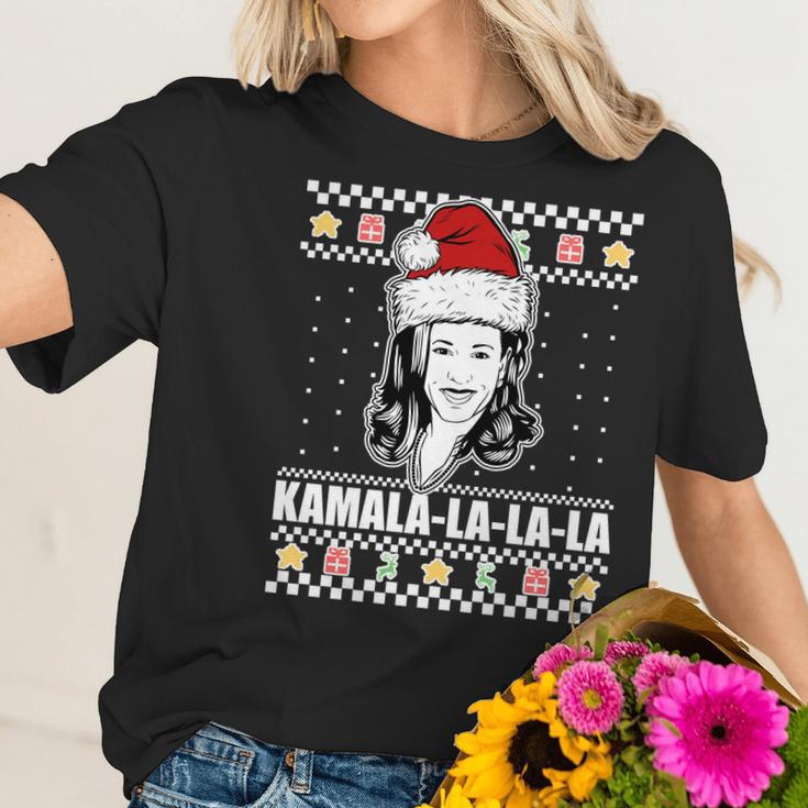 Kamala La La La Ugly Christmas Sweater Women T-Shirt Gifts for Her