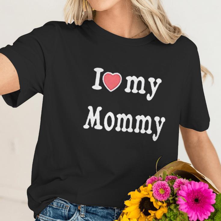 I Love My Daddy Mommy Vest Gift Women T-Shirt Gifts for Her