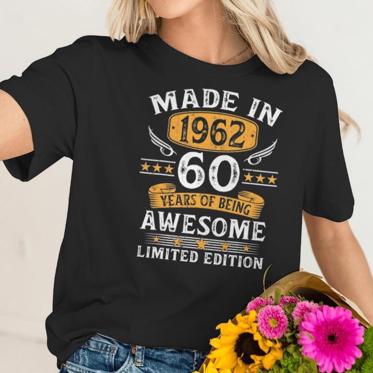 Made In 1962 60 Years Old Gifts 60Th Birthday Gift For Men Women T-Shirt Gifts for Her