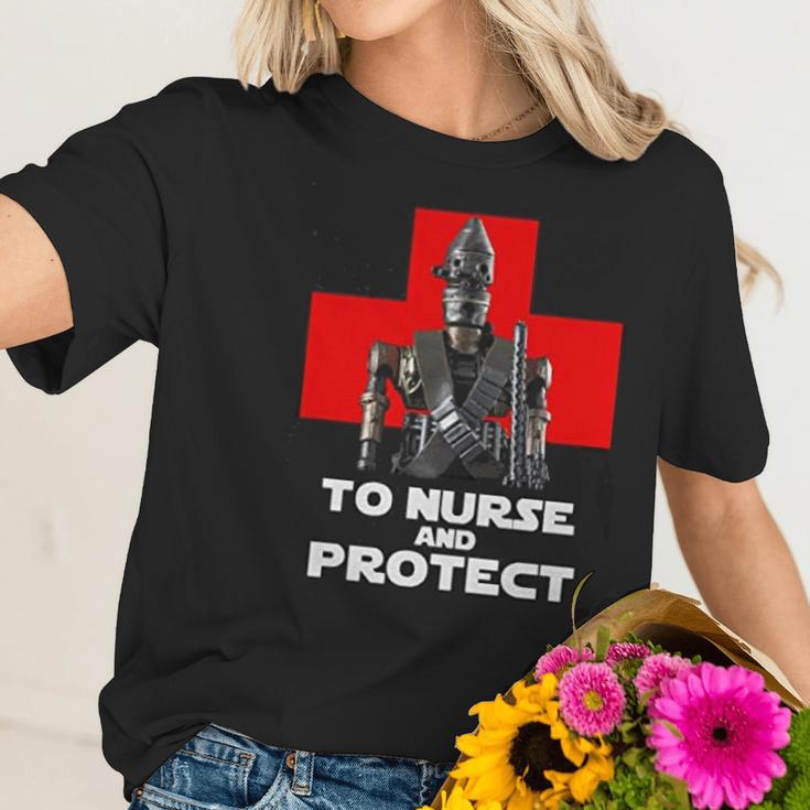 The Mandalorian To Nurse And Protect Women T-Shirt Gifts for Her