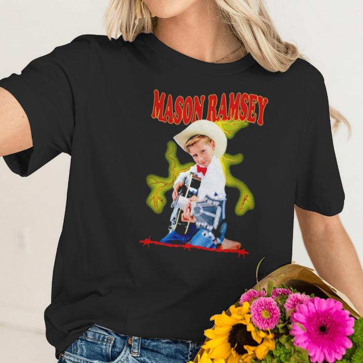 Mason Ramsey Playing Guitar Gift Men Women T-Shirt Graphic Print Casual Unisex Tee Women T-Shirt Gifts for Her