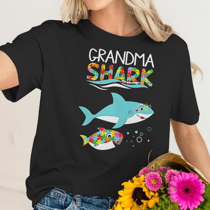 Matching For Family Shark Grandma Shark Women T-Shirt Gifts for Her