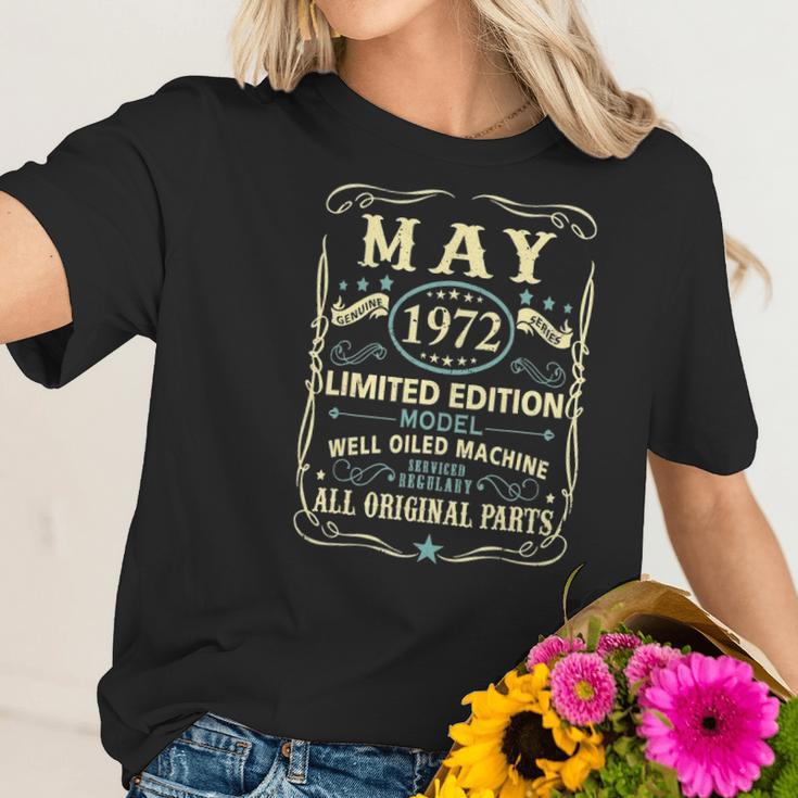 May 1972 49Th Birthday 49 Years Old Men Women Women T-Shirt Gifts for Her