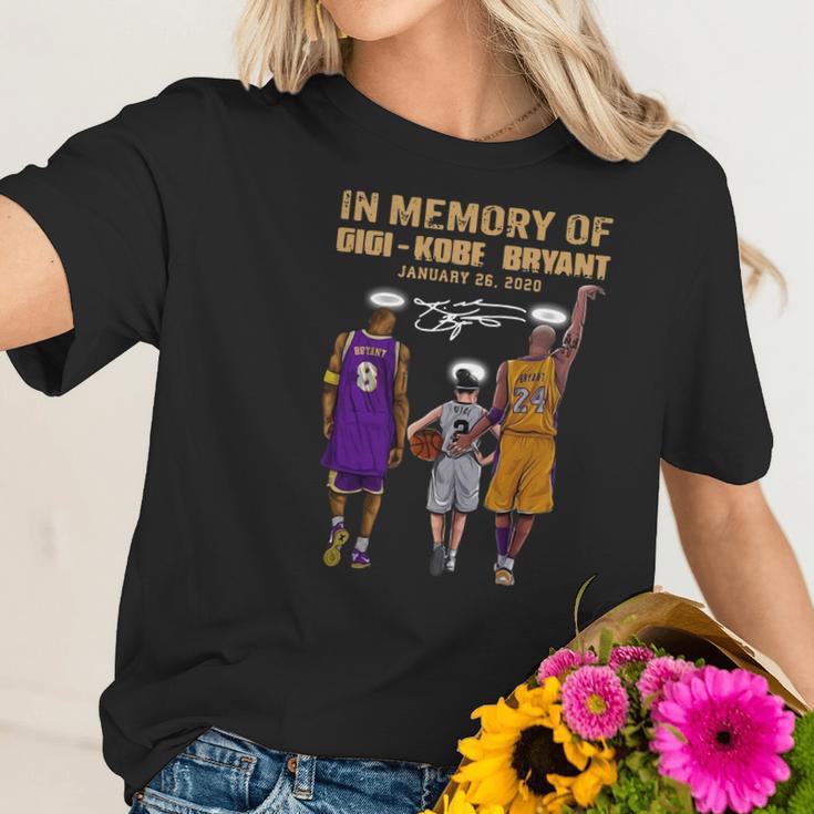 In Memory Of Kobe And Gigi Signature Women T-Shirt Gifts for Her