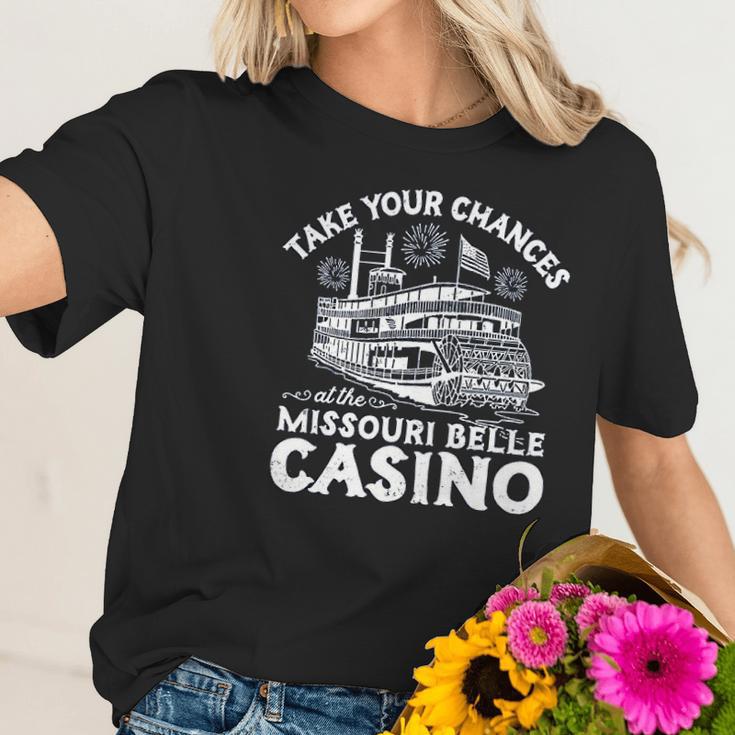 Missouri Belle Casino Graphic Women T-Shirt Gifts for Her