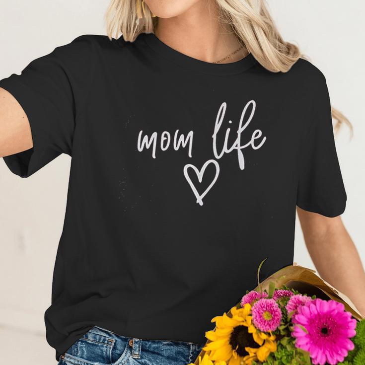 Mom Life Tired Mom Blessed Mama Women T-Shirt Gifts for Her