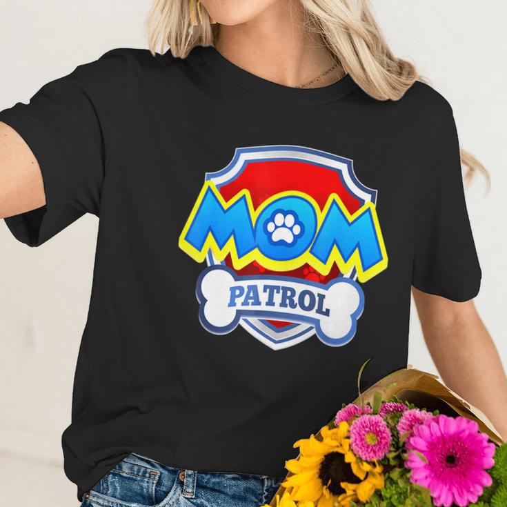 Mom Patrol Shirt Dog Funny Gift Birthday Party Graphic Design Printed Casual Daily Basic Women T-Shirt Gifts for Her