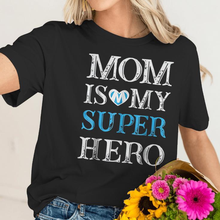 Mom Is My Superhero Mothers Day Women T-Shirt Gifts for Her