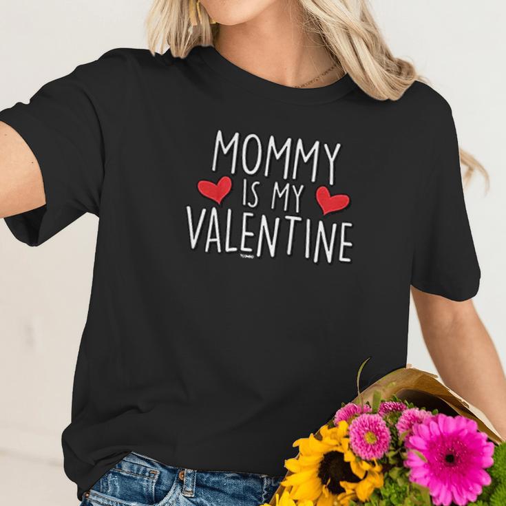 Mommy Is My Valentine Cute Cupid Youth Women T-Shirt Gifts for Her