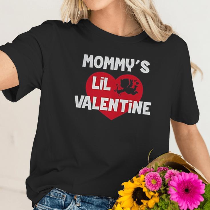 Mommys Lil Valentine Cute Valentines Day Women T-Shirt Gifts for Her