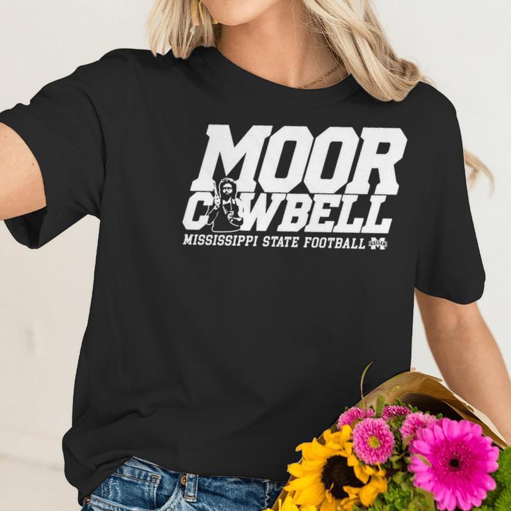 Moor Cowbell Shirt Mississippi State Football Women T-Shirt Gifts for Her