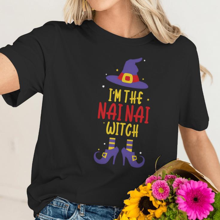 Im The Nai Nai Witch Spooky Halloween Costume For Grandma Great Gift Women T-Shirt Gifts for Her