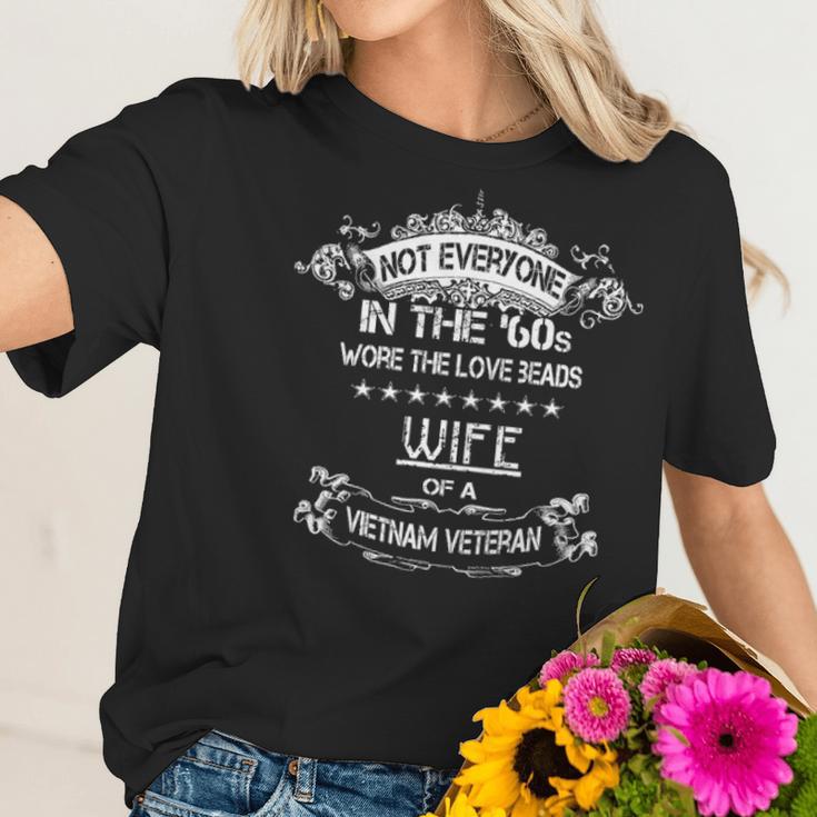 Not Everyone In The 60S Wife Of A Vietnam Veteran Women T-Shirt Gifts for Her