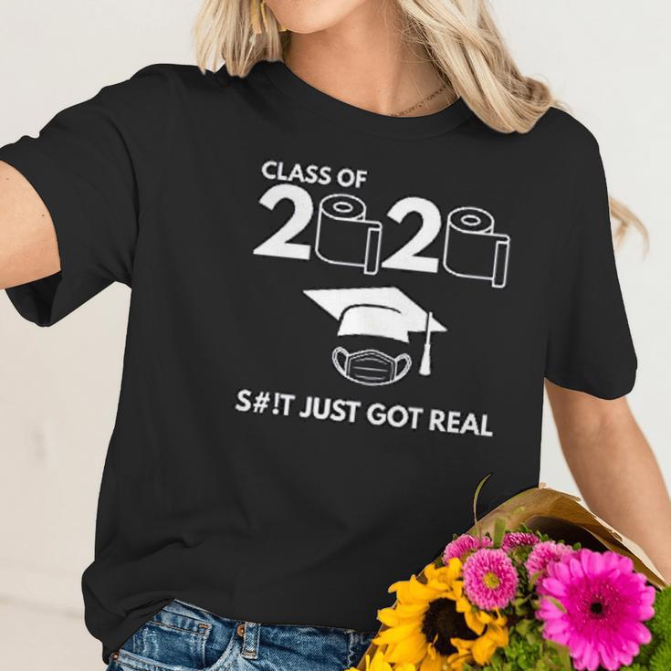 Pandemic Class Of 2020 Self Graduation Women Women T-Shirt Gifts for Her